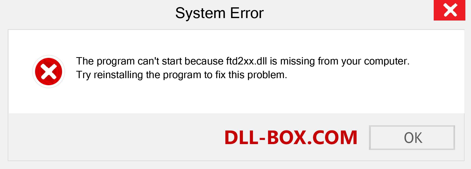  ftd2xx.dll file is missing?. Download for Windows 7, 8, 10 - Fix  ftd2xx dll Missing Error on Windows, photos, images